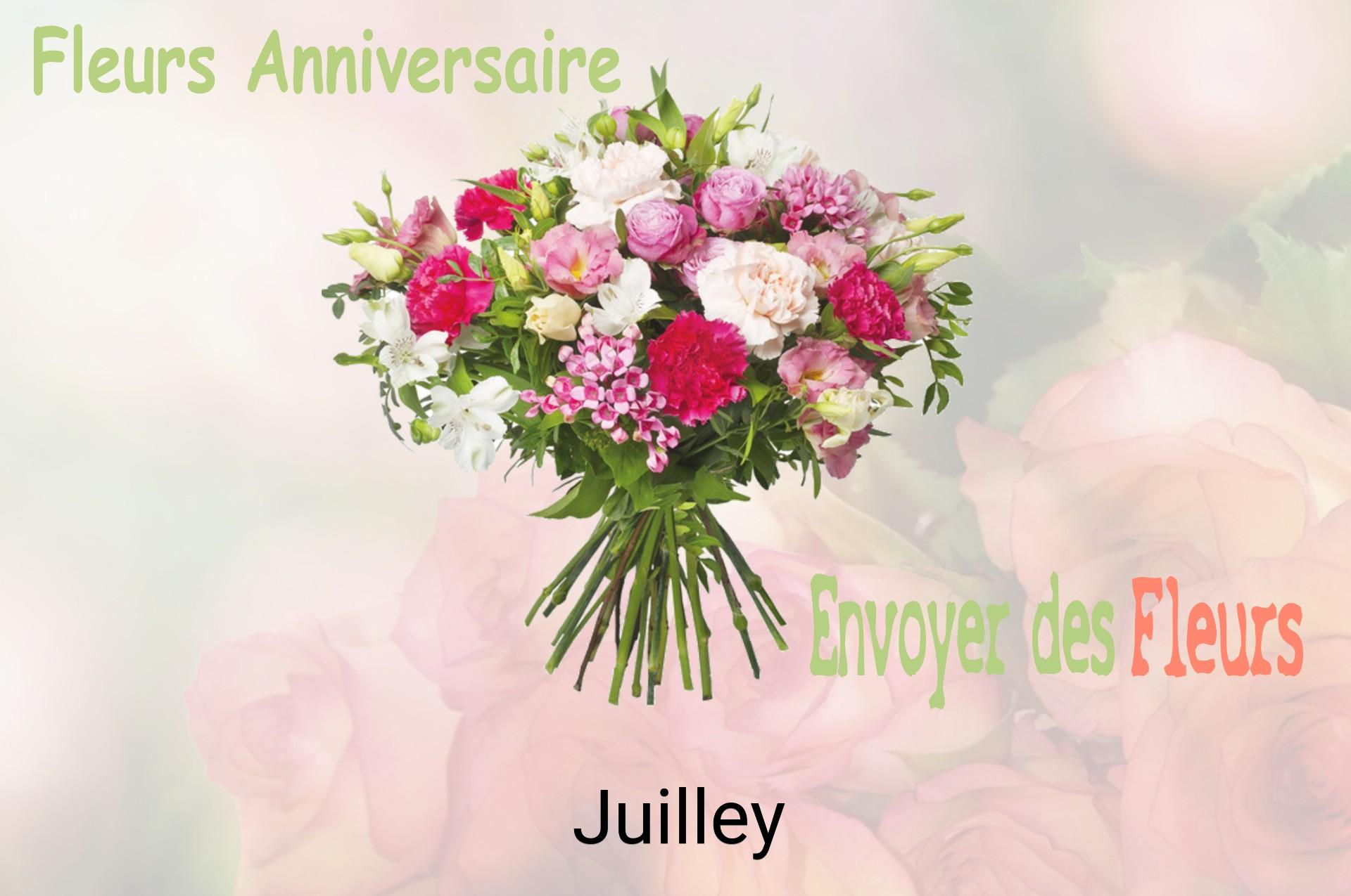 Bouquet de fleurs d’anniversaire livré à Juilley